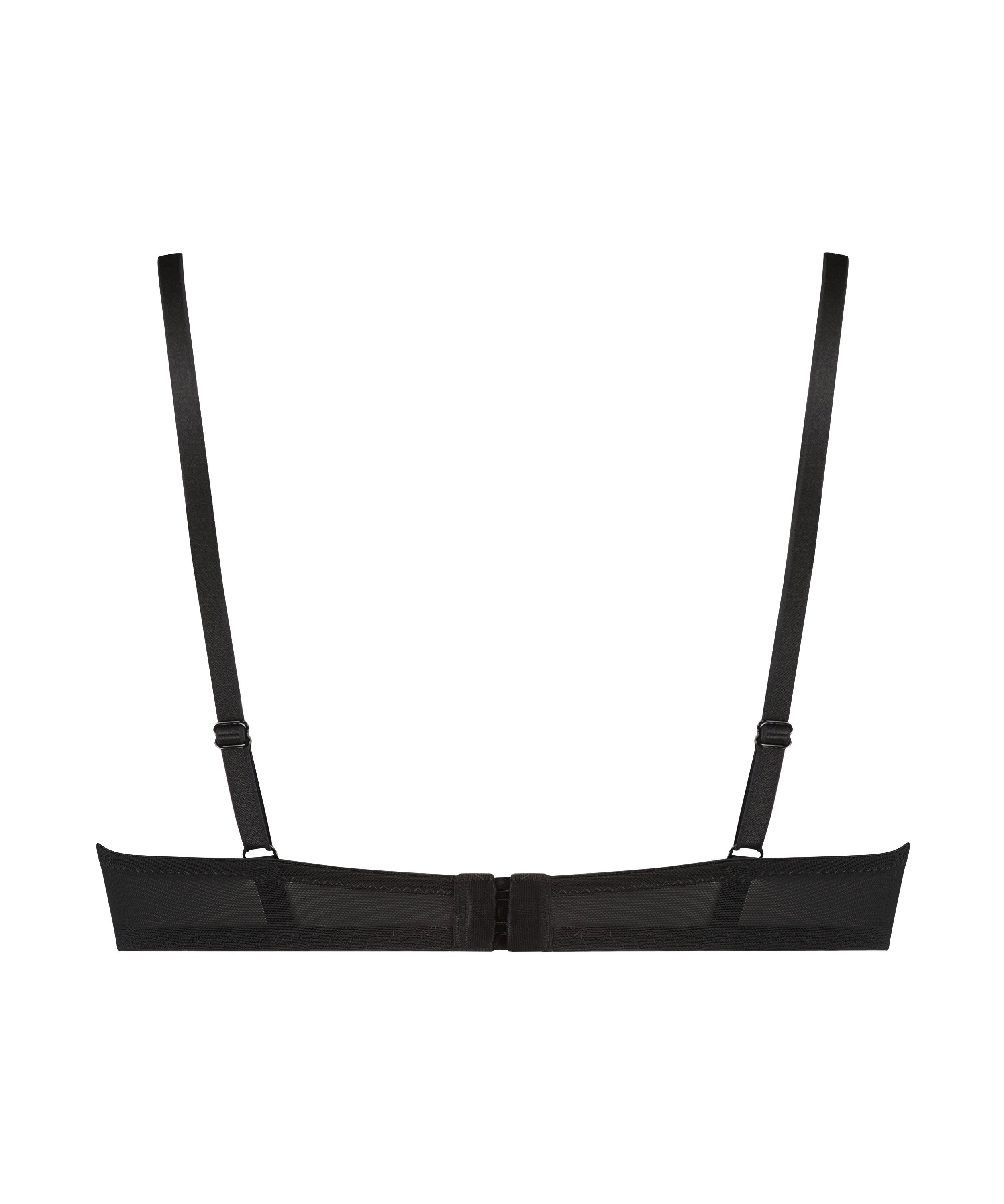 Mavis vadderad bygel-bh, Svart, main