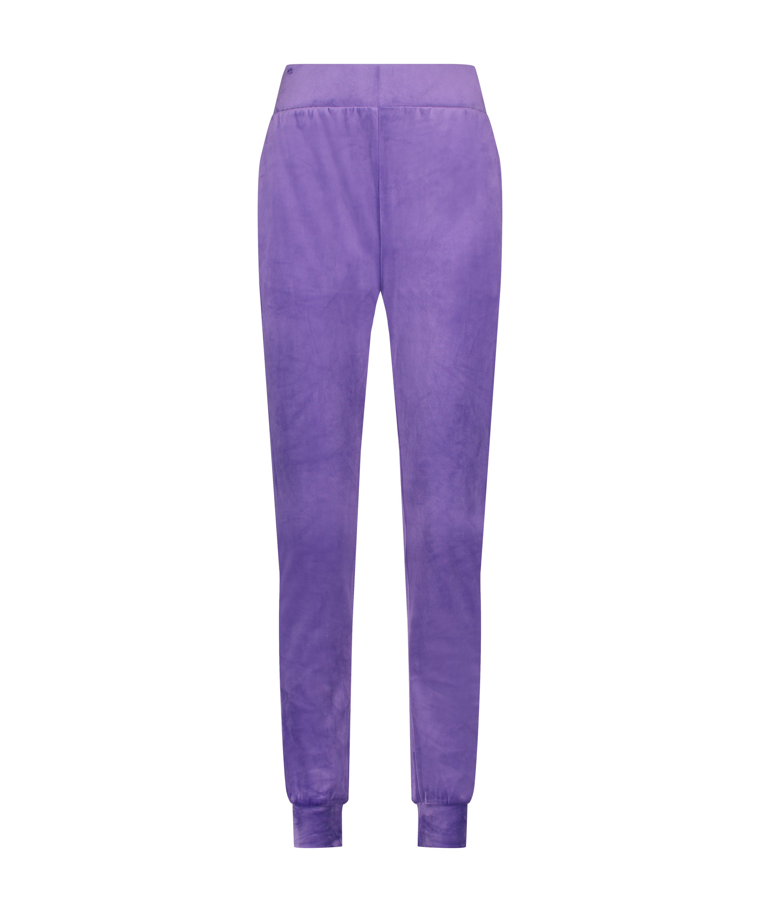 Joggingbyxor Velour, Lila, main