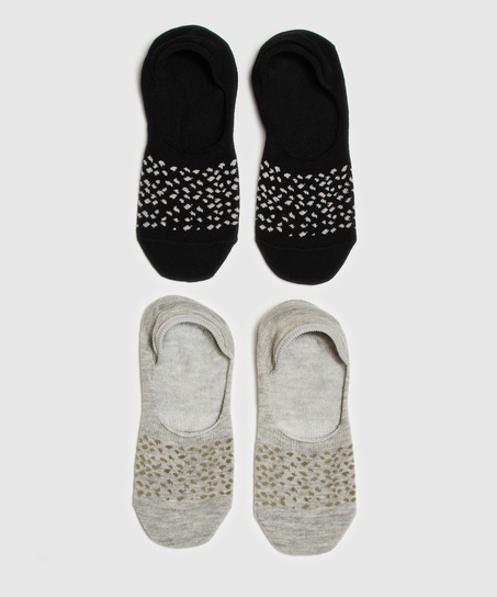 2 Par Strumpor, Svart