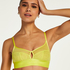 Bralette i mesh Flexing, Gul