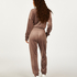 Joggingbyxor Velour, Brun