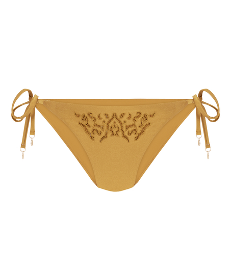 Boho Cheeky bikininederdel, Gul