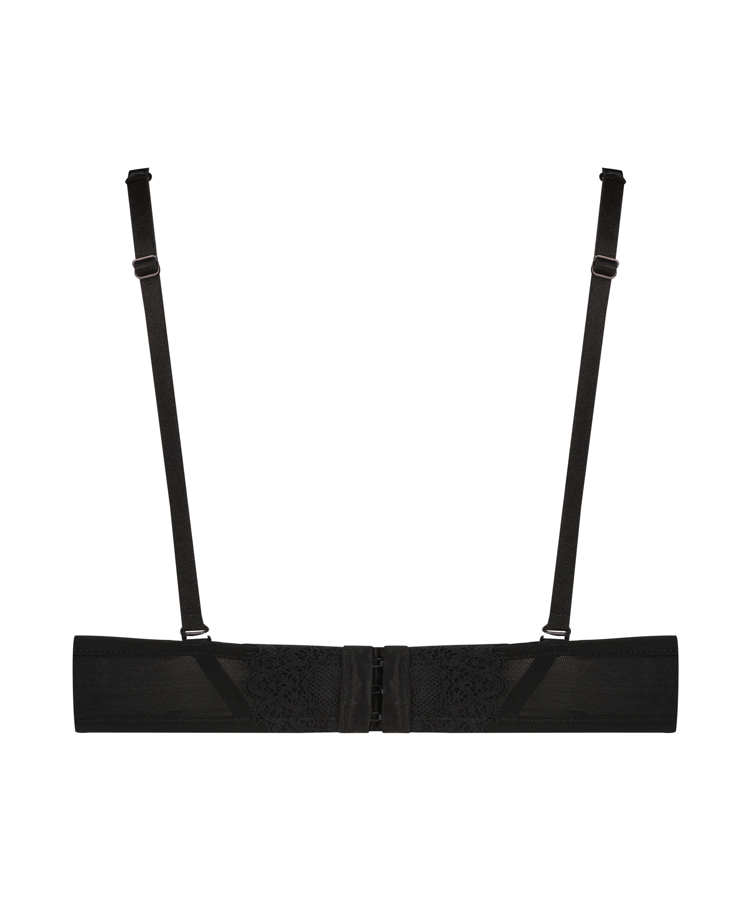 Formpressad axelbandslös bygel-bh Daisy, Svart, main