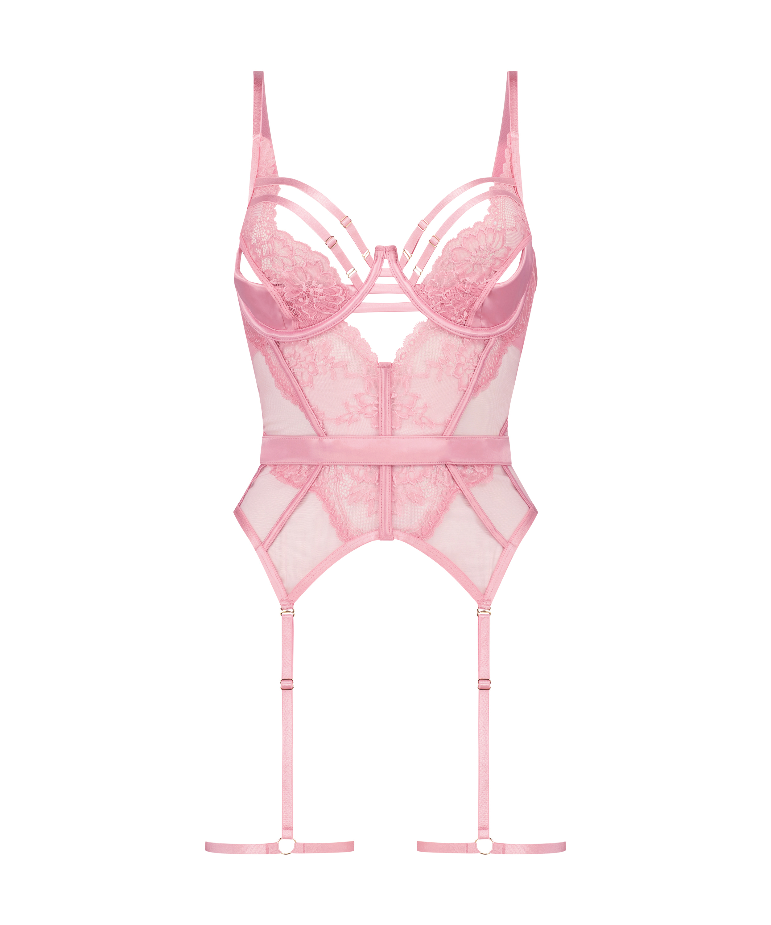 Bustier Roxanne, Rosa, main