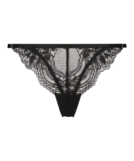 Stringtrosa Donna Sparkle, Svart