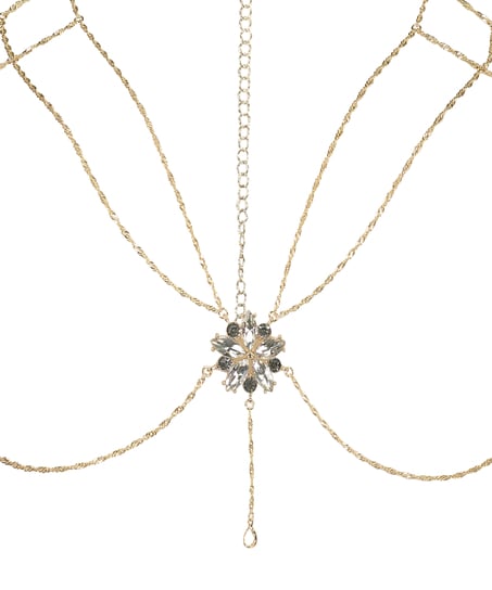 Bralette Chain Top, Gul