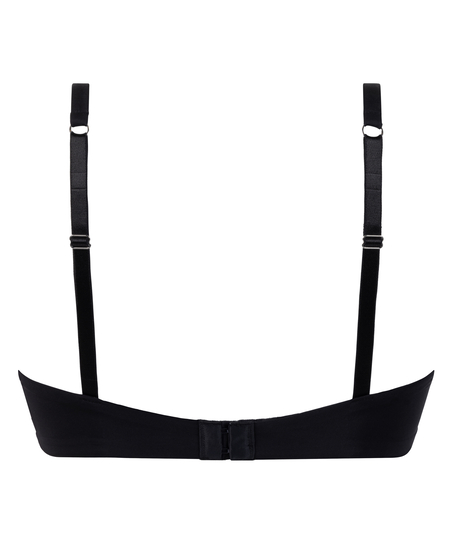 Vadderad behå utan bygel Lea Lace, Svart