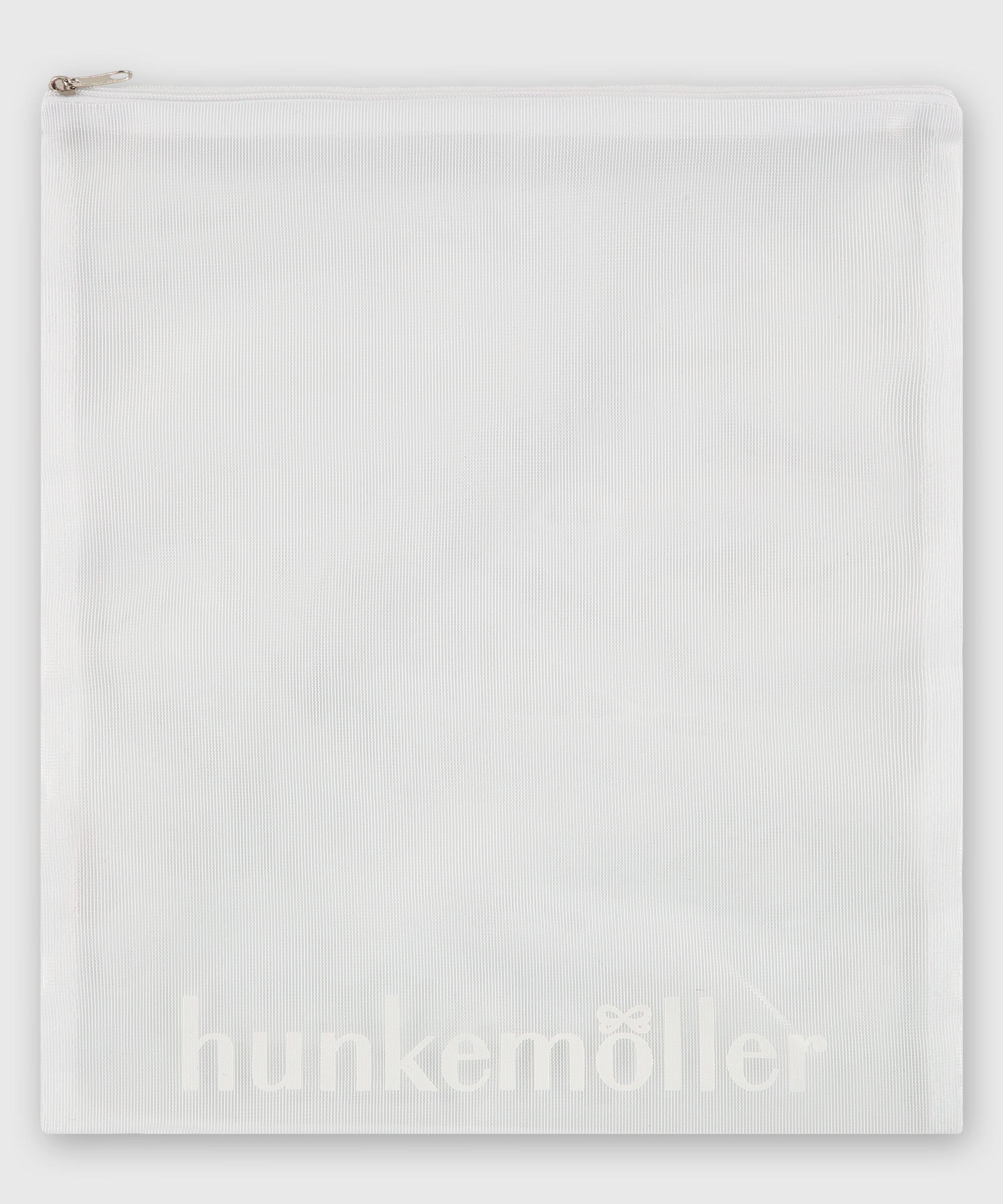 Tvättpåse dragkedja, Vit, main