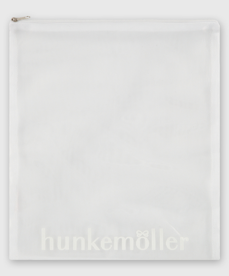 Tvättpåse dragkedja, Vit