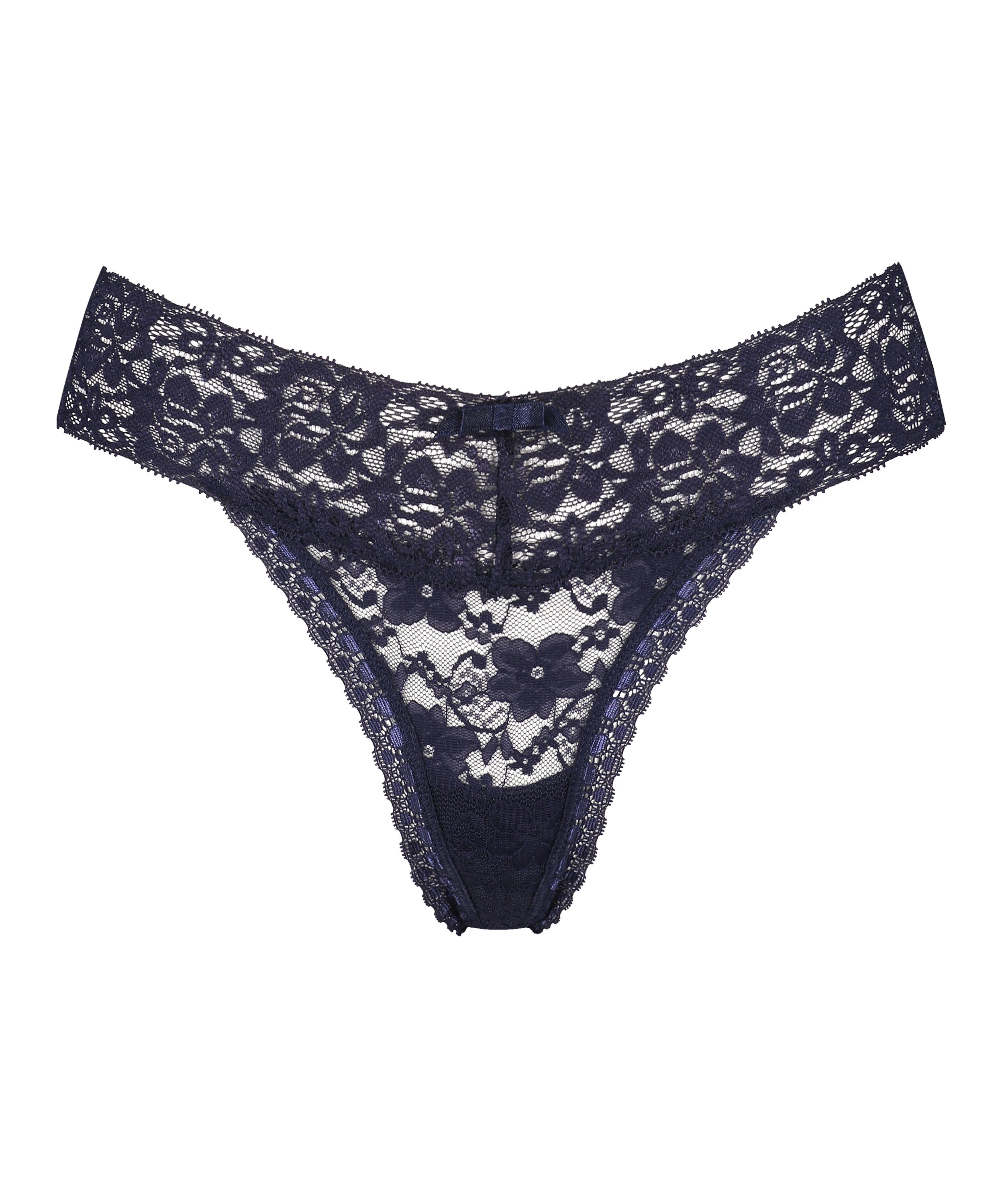 Extra låg stringtrosa V-shape, Blå, main