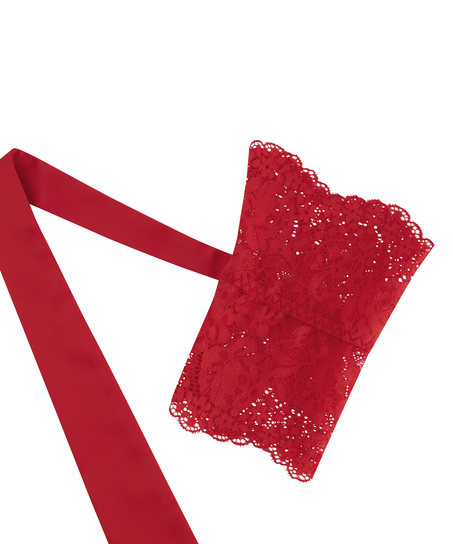 Handklovar av spets, R&ouml;d