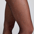 Tights Fishnet Rhinestone, Svart
