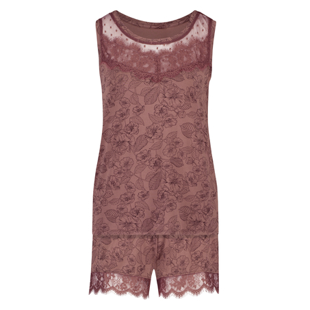 PJ Short set singlet, Rosa