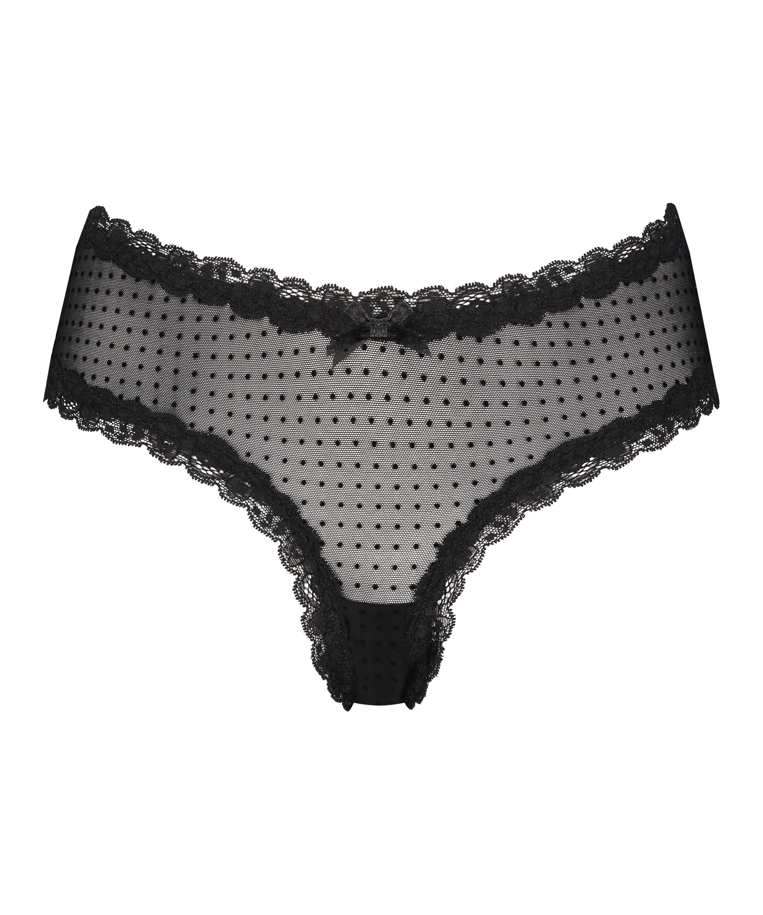 Brazilian-trosa V-shape mesh, Svart, main