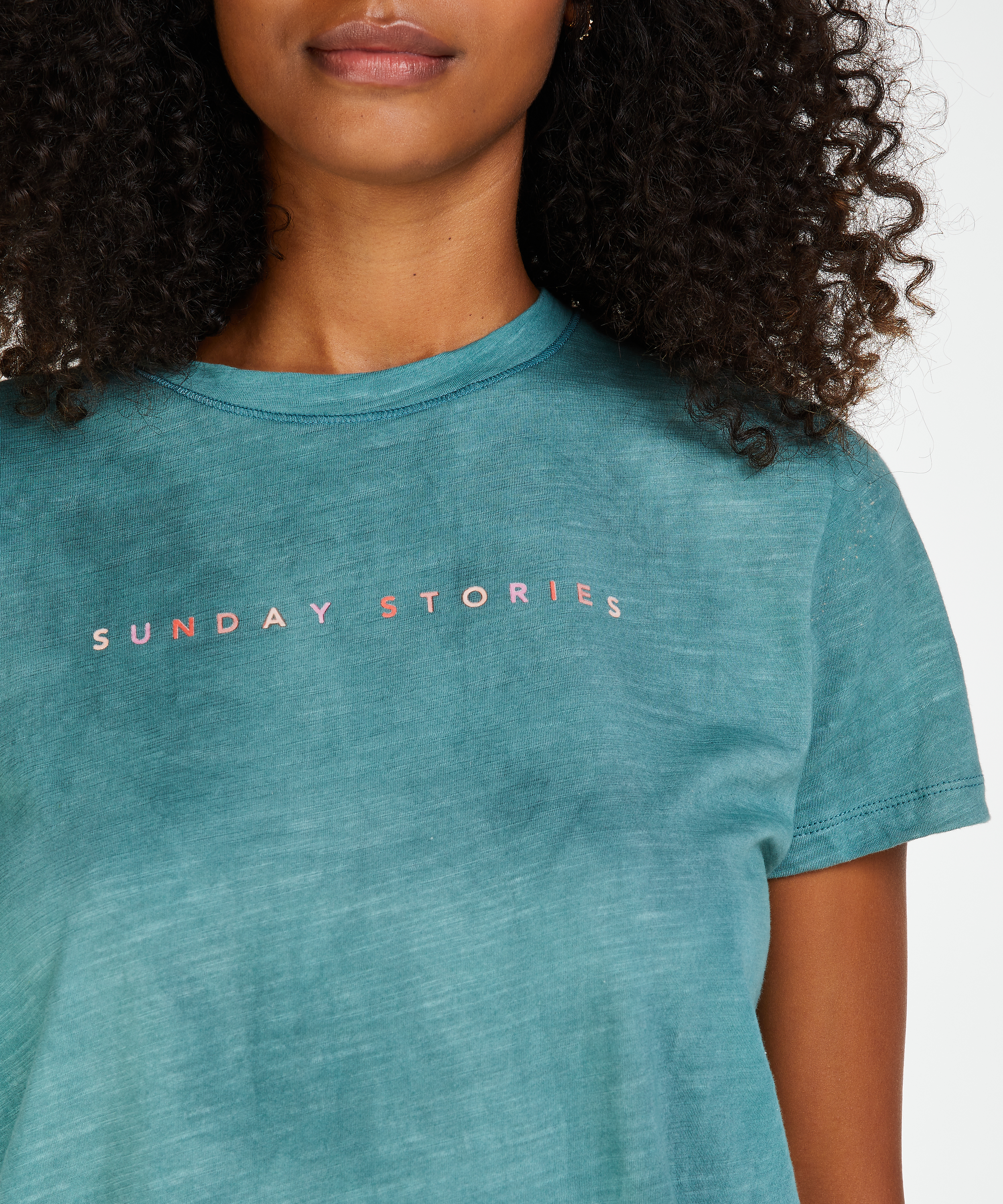 Kort&auml;rmad pyjamastopp, Gr&ouml;n, main