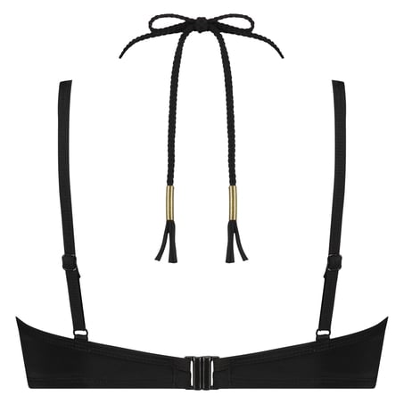 Formpressad bygelbikinitopp Sunset Dream, Svart