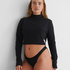 Crop top Lia HKM x NA-KD, Svart