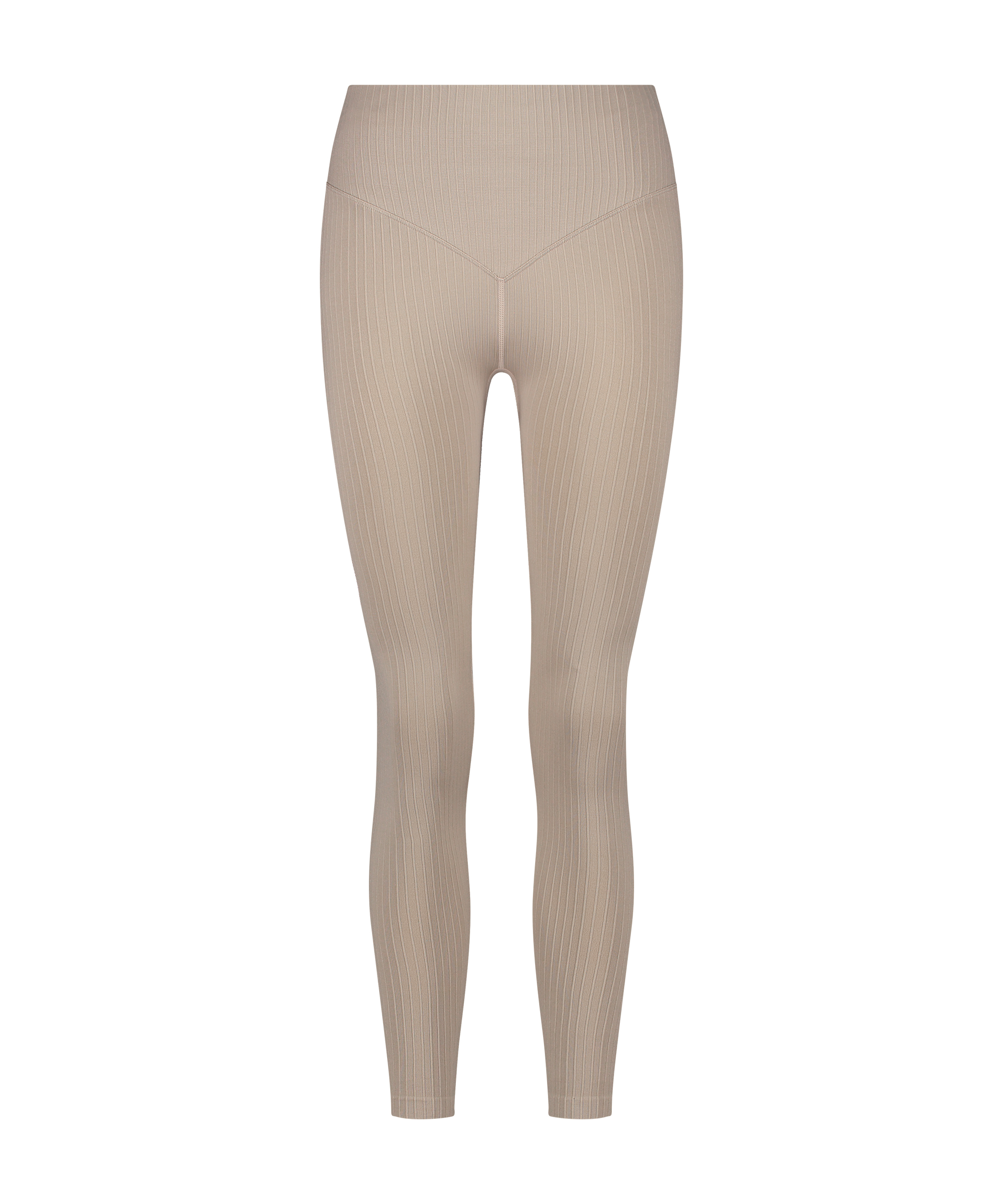 HKMX Sömlös sportlegging hög midja, Beige, main