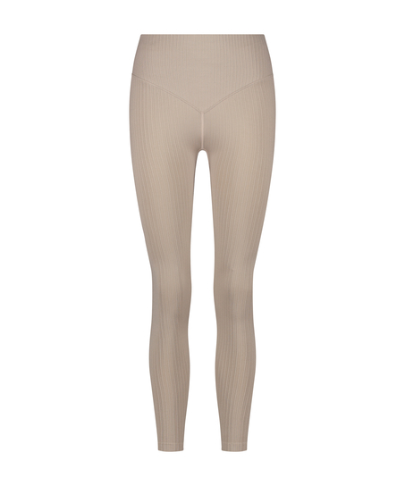 HKMX Sömlös sportlegging hög midja, Beige