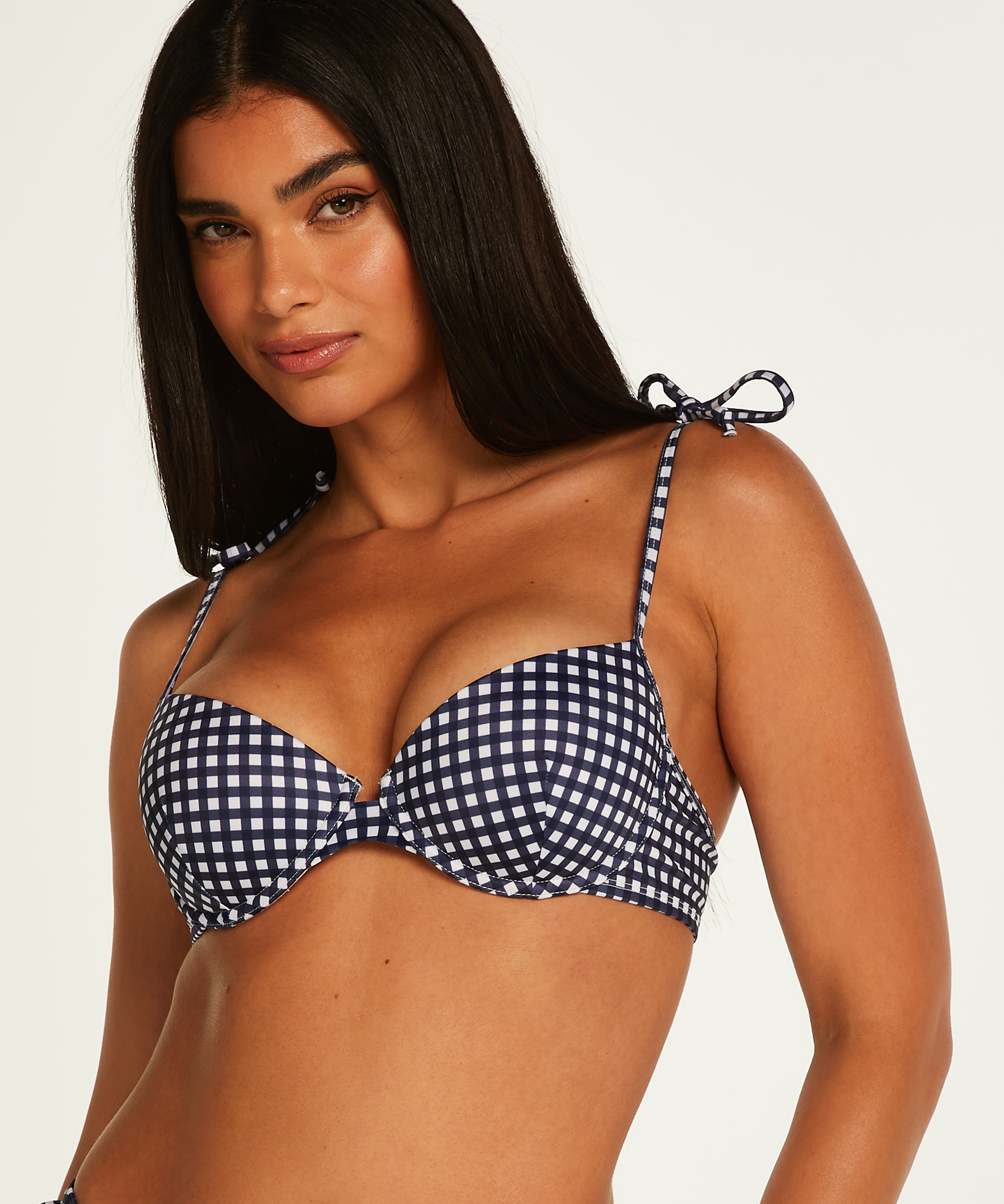 Seychelles formpressad bikini-bh med bygel, blå, main