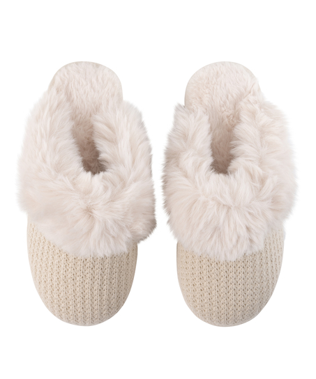 Lowan Mule Slipper, Vit