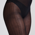 Tights Graphic Stripe, Svart
