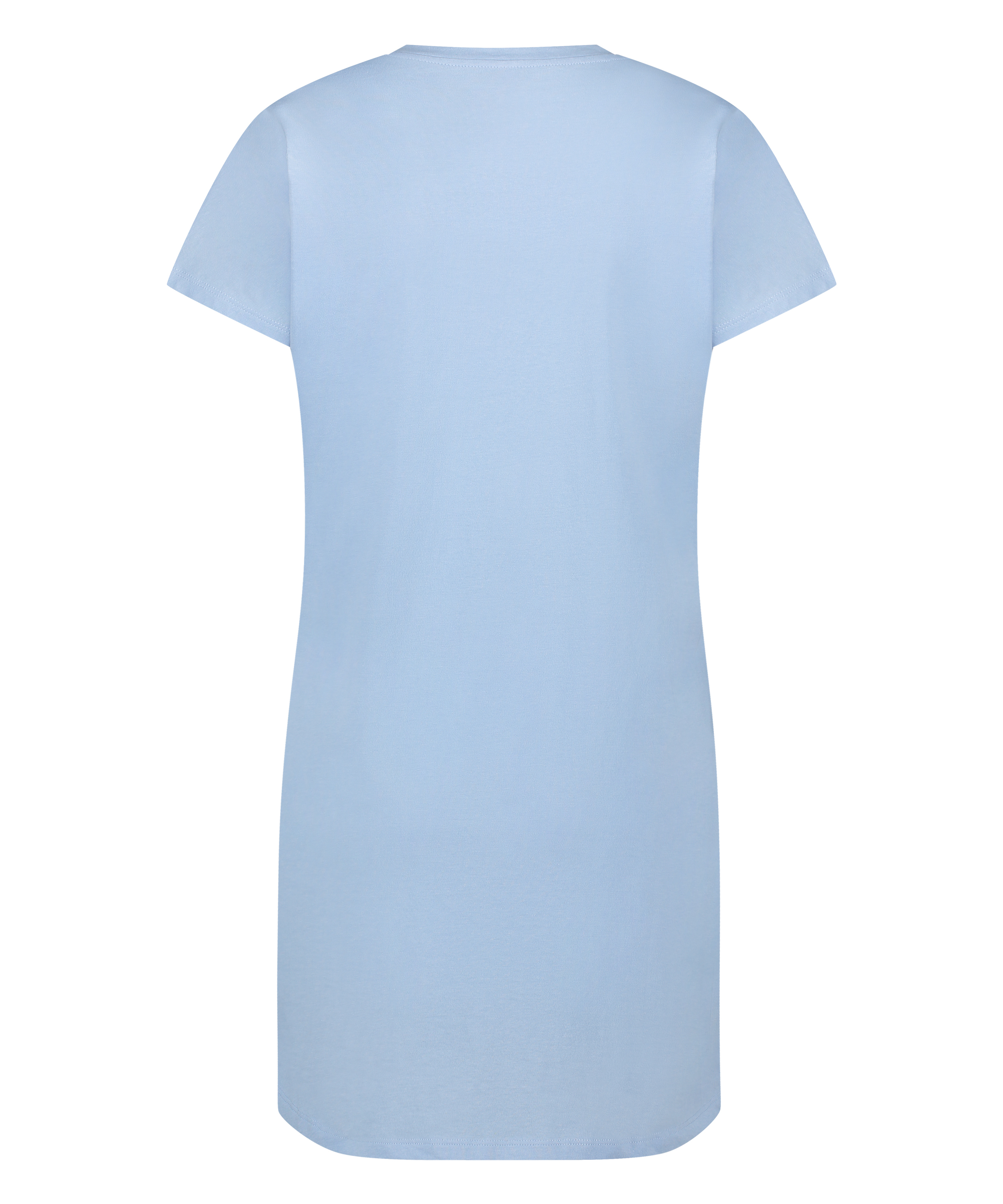 Nattskjorta med rund hals, Blå, main