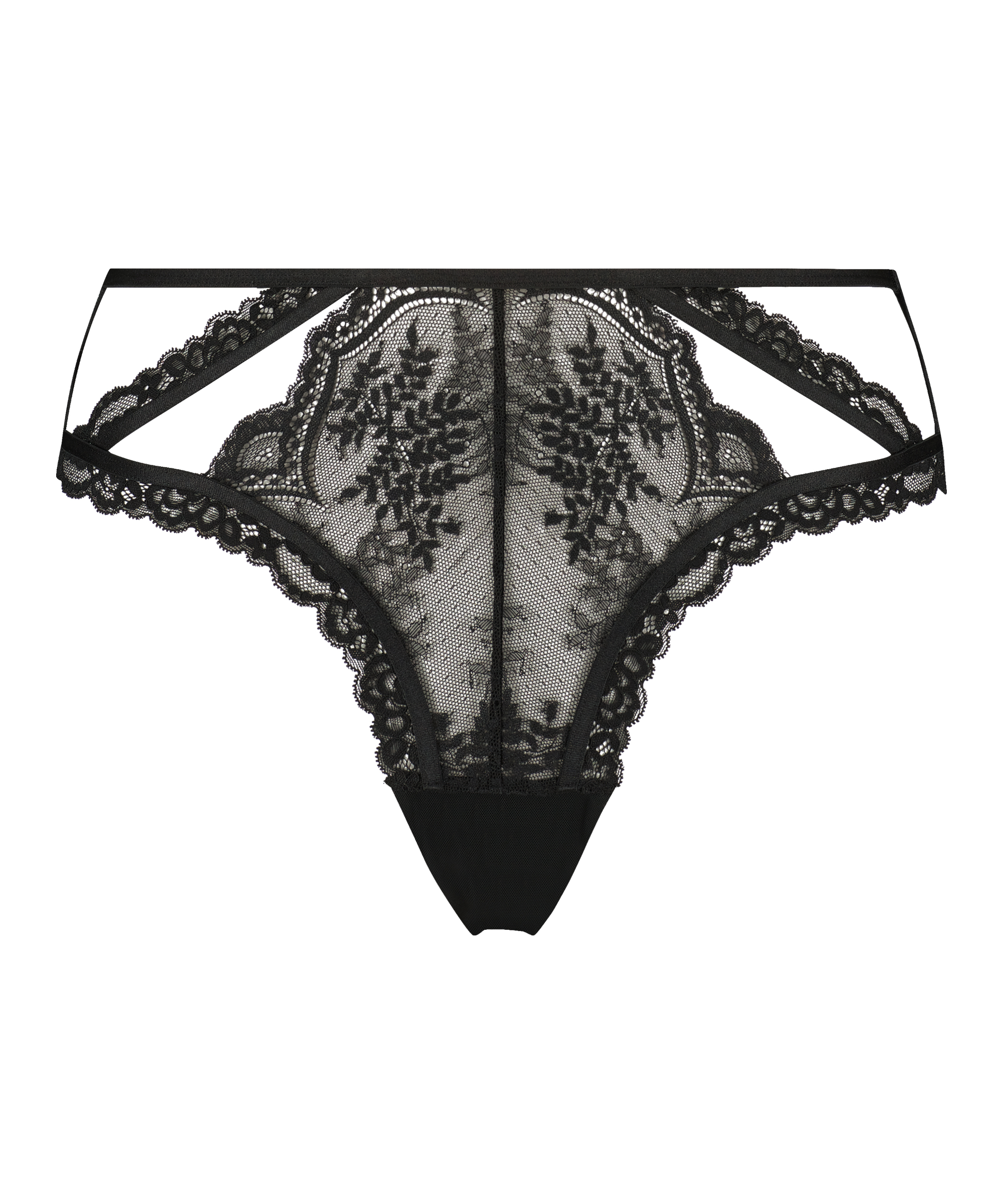 Cia stringtrosa Curvy, Svart, main