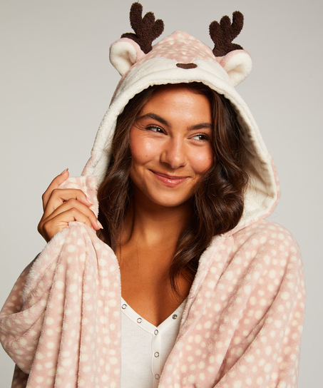 Ren - mysig filt, Rosa