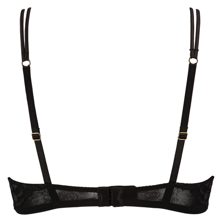 Non-padded underwired bra Jolie, Svart