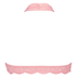 Bralette Halter Lace, Rosa