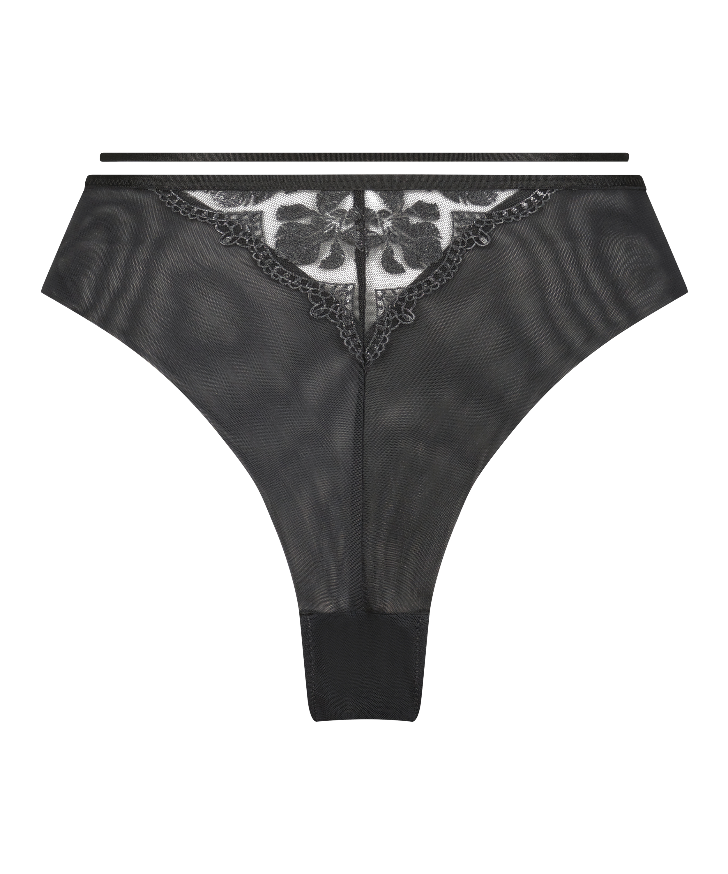 H&ouml;gt skuren braziliantrosa Mila, Svart, main