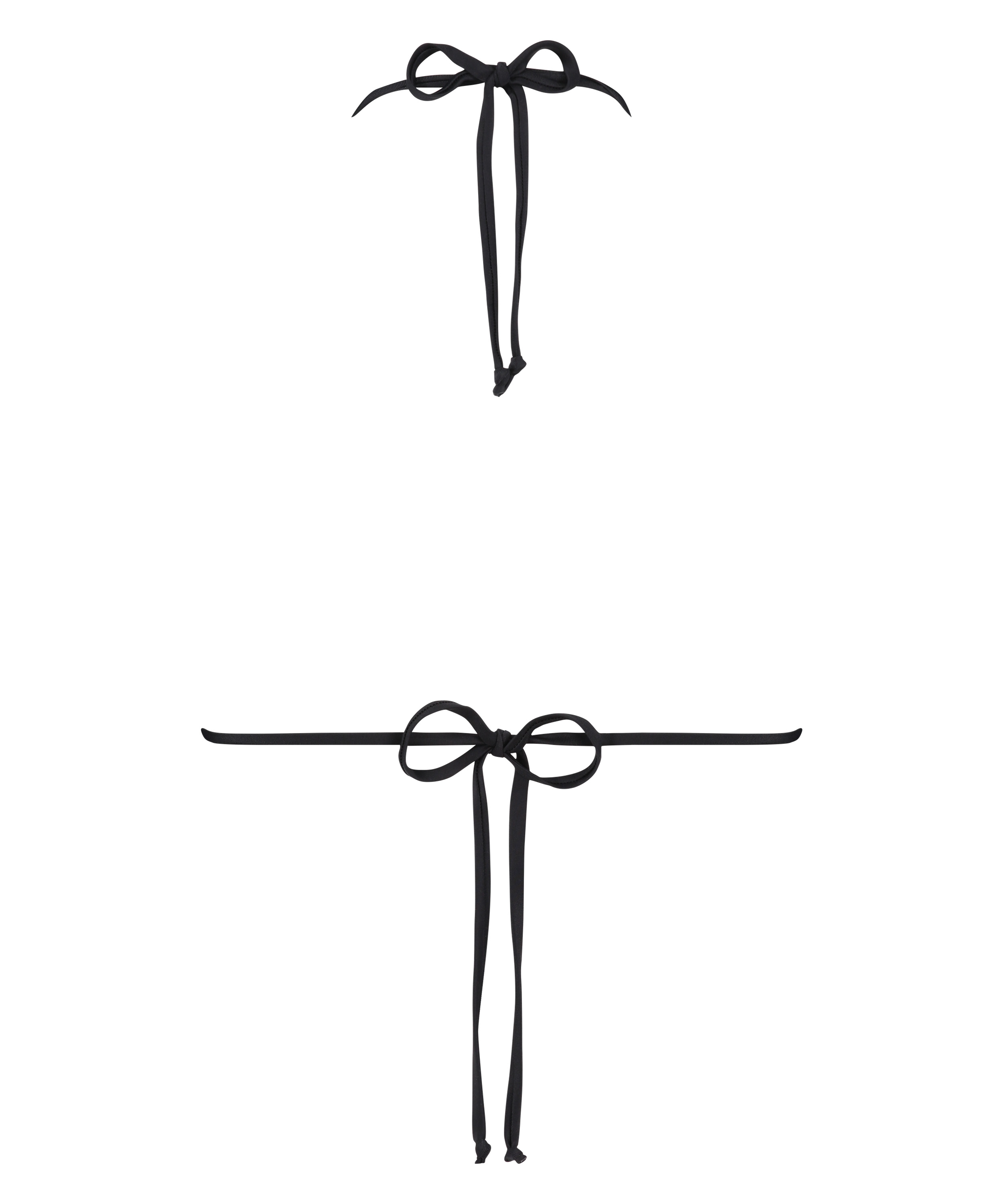 Doha triangelbikiniöverdel, Svart, main