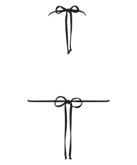 Doha triangelbikiniöverdel, Svart