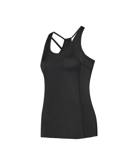 HKMX Sport slim fit tank top, Svart