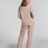 Pyjamasbyxori flanell, Beige