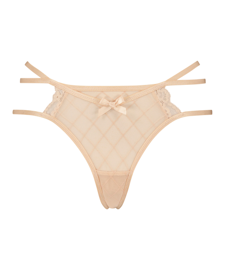 Kylie stringtrosa, Beige