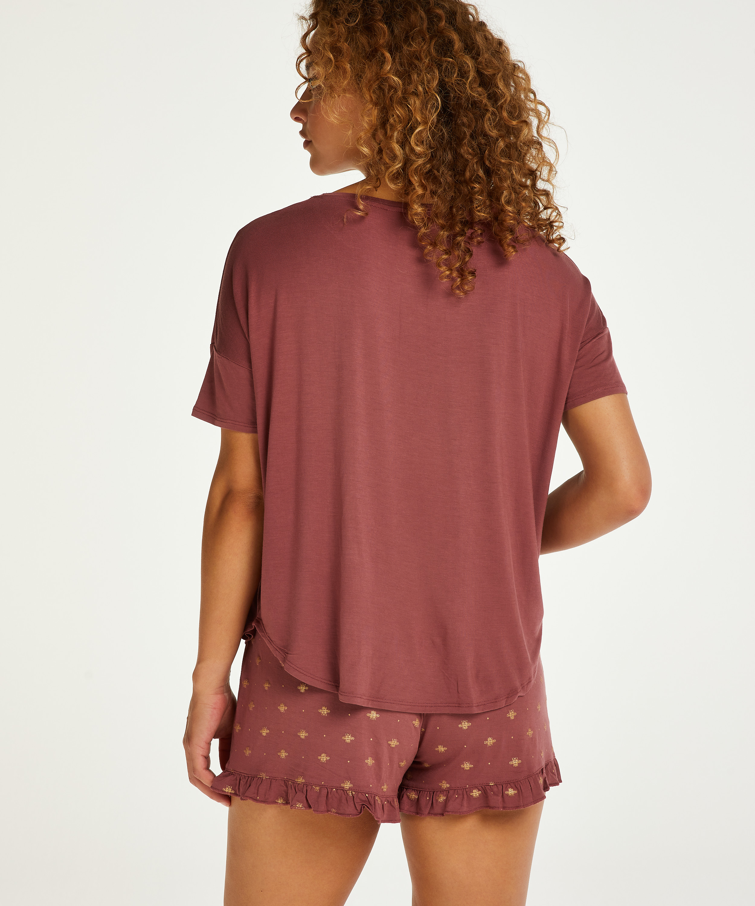 Kort pyjamasset, Rosa, main