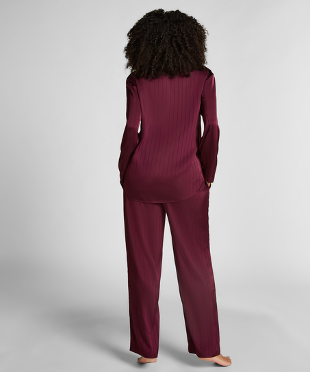 Satinjacka med smala r&auml;nder, Lila