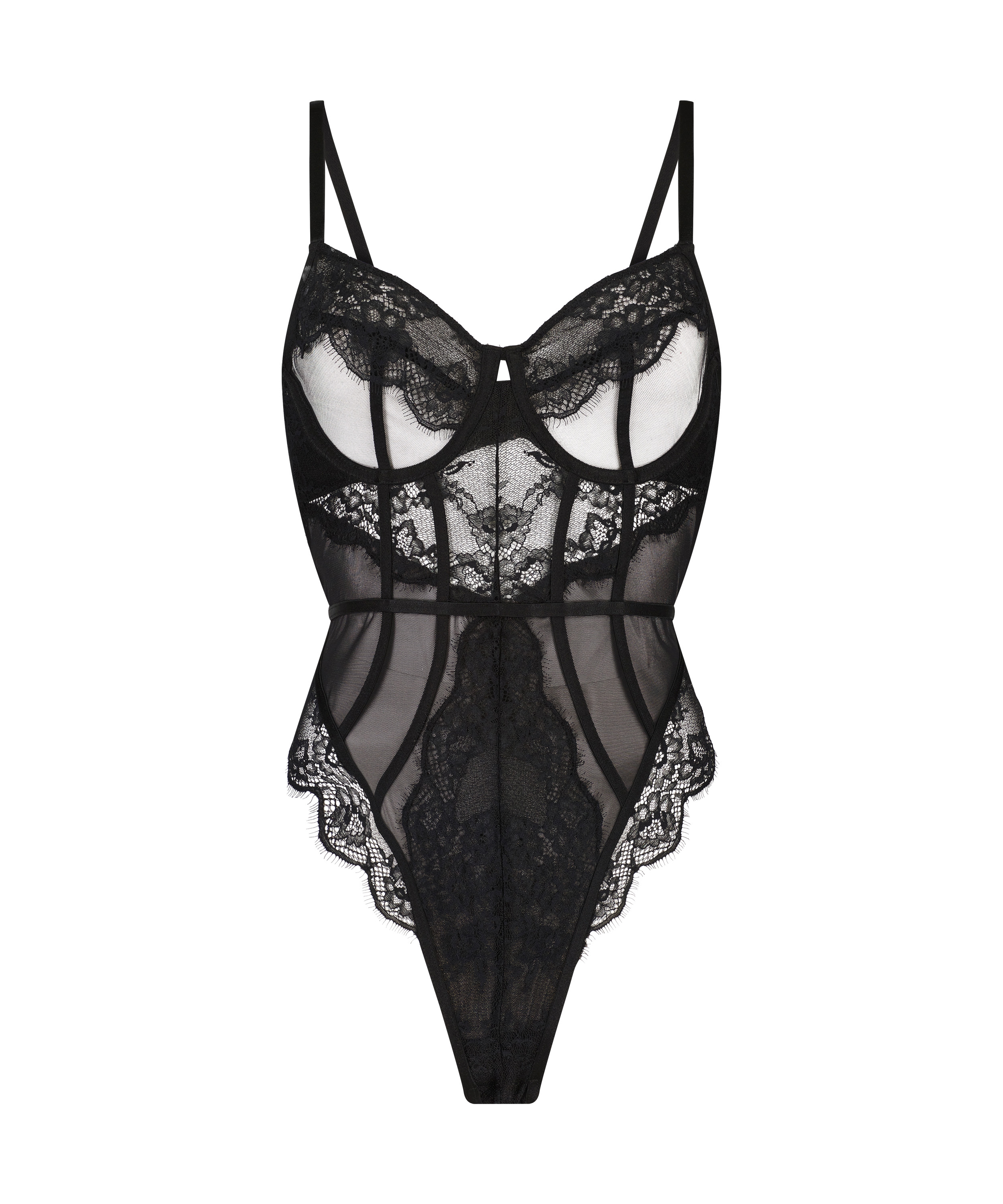 Brie-body med bygel, Svart, main