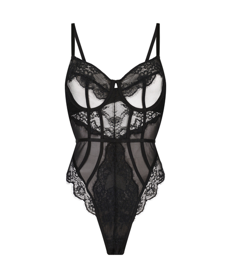 Brie-body med bygel, Svart