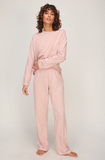 Pyjamasset i bomullsjersey