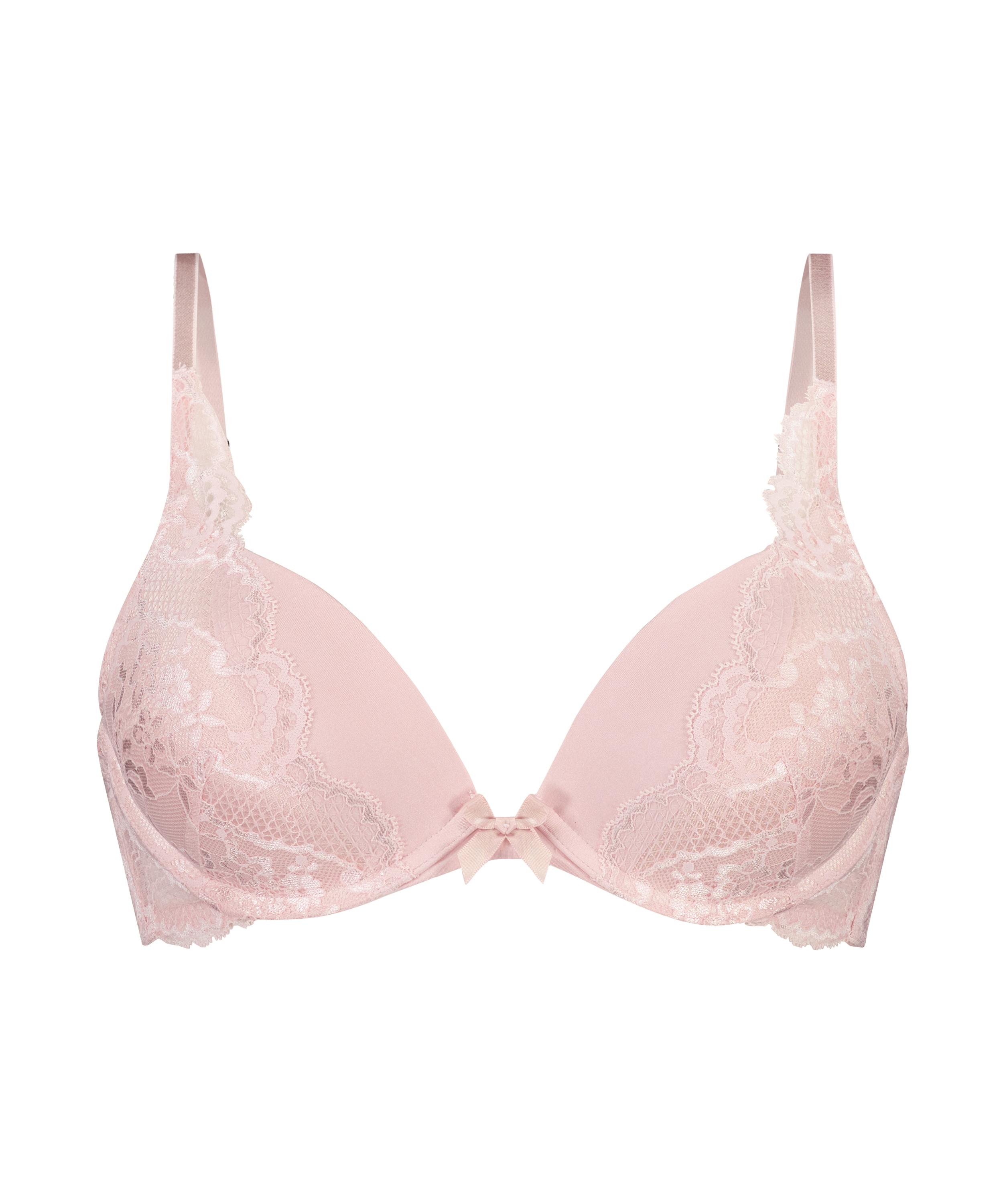 Leonie formpressad bygel-bh med push-up, Rosa, main