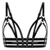Cross bralette, Svart