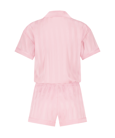 Pyjamasset Satin, Rosa