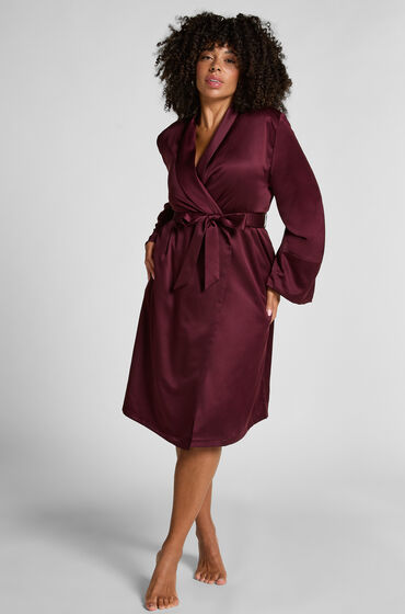 Hunkemöller Badrock av satinfleece Röd