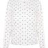 Pyjama Top Loose Pointelle, Vit