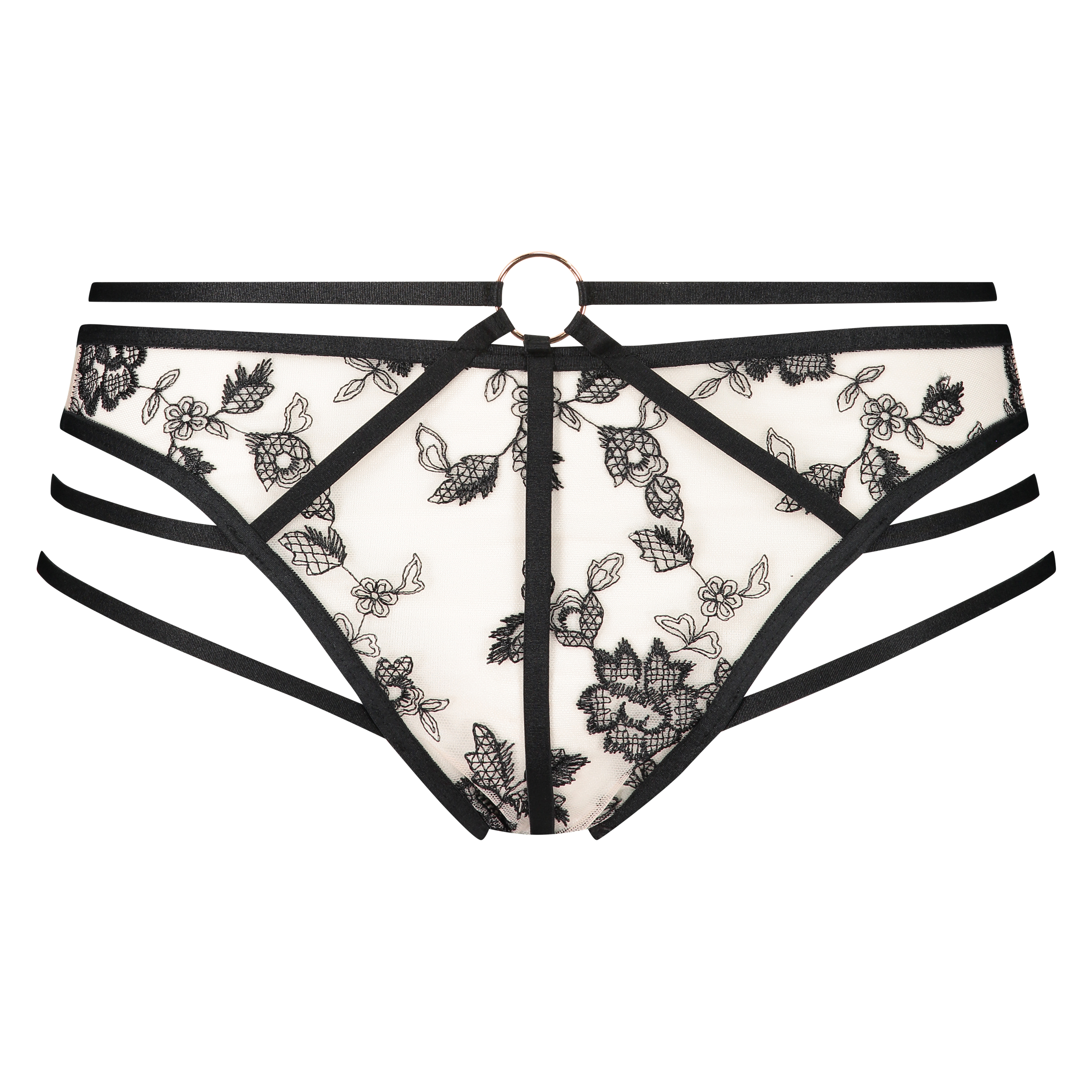 Stringtrosa Dahlia med långa ben, Svart, main