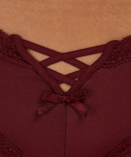 Vixen V-formad brazilian-trosa, röd