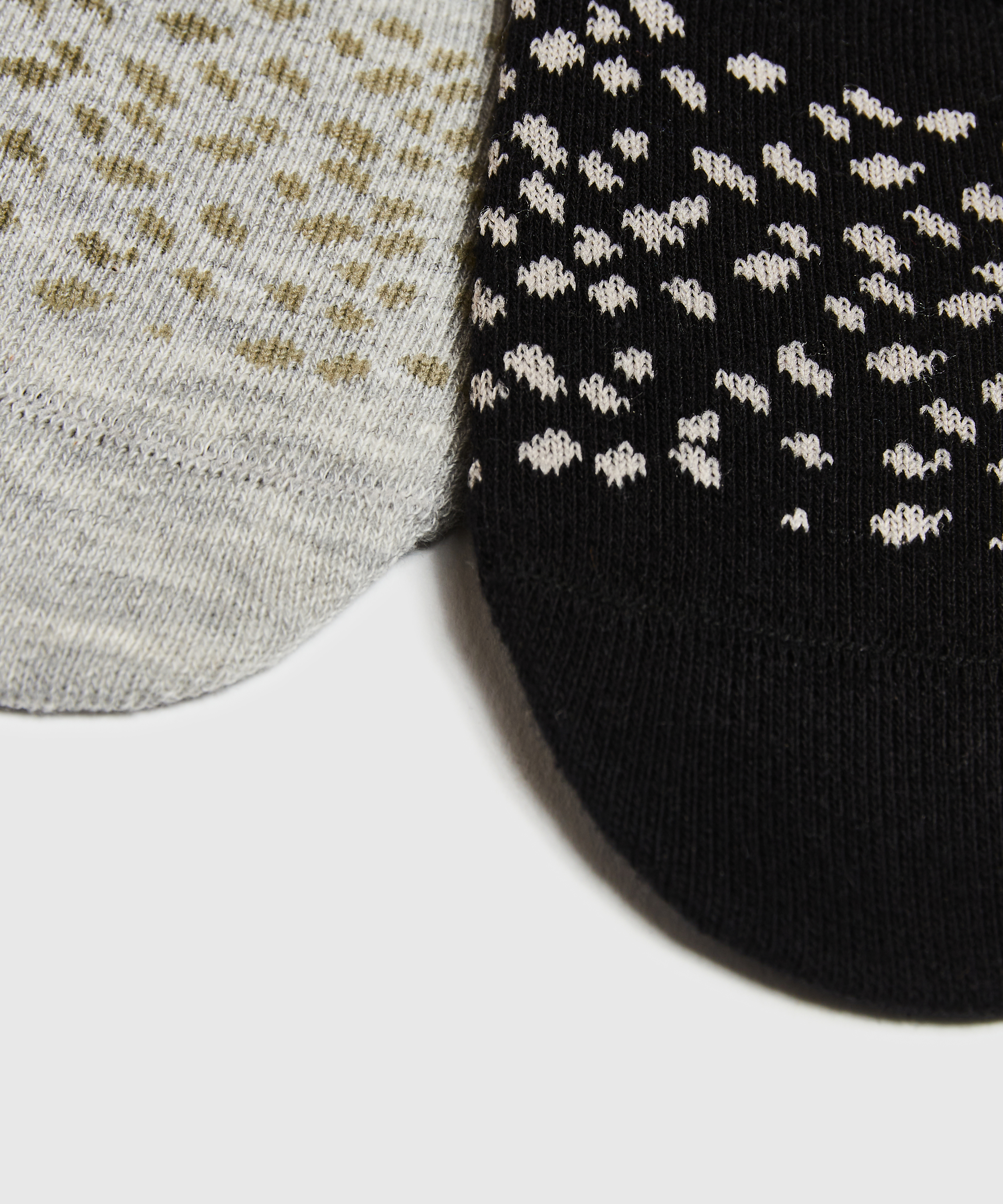 2 Par Strumpor, Svart, main